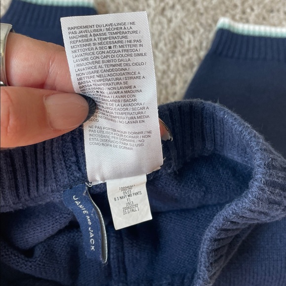 Janie and Jack Baby Striped Cuff Sweater Pant - Picture 8 of 8